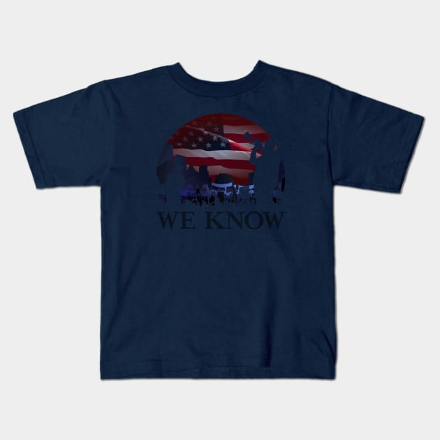 We Know - Jericho Protest - Black Kids T-Shirt by Barn Shirt USA